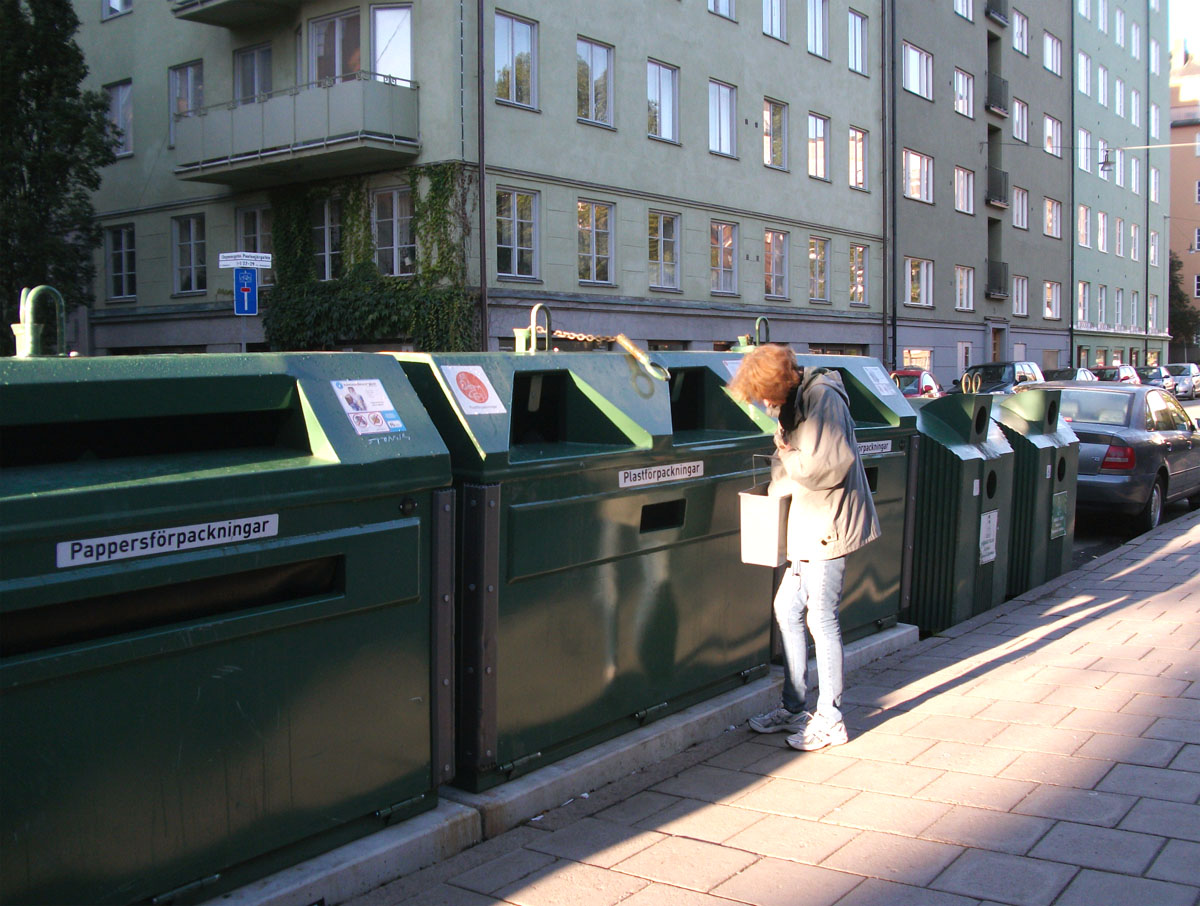 Стокгольм, мусор