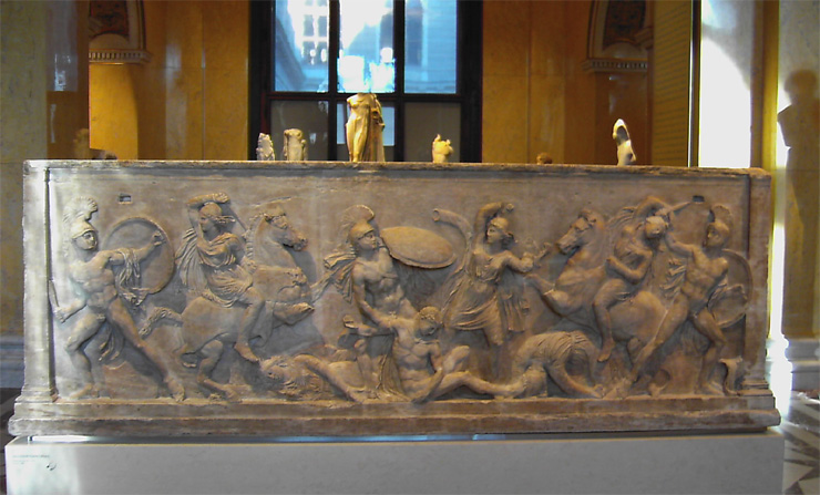 римский саркофаг